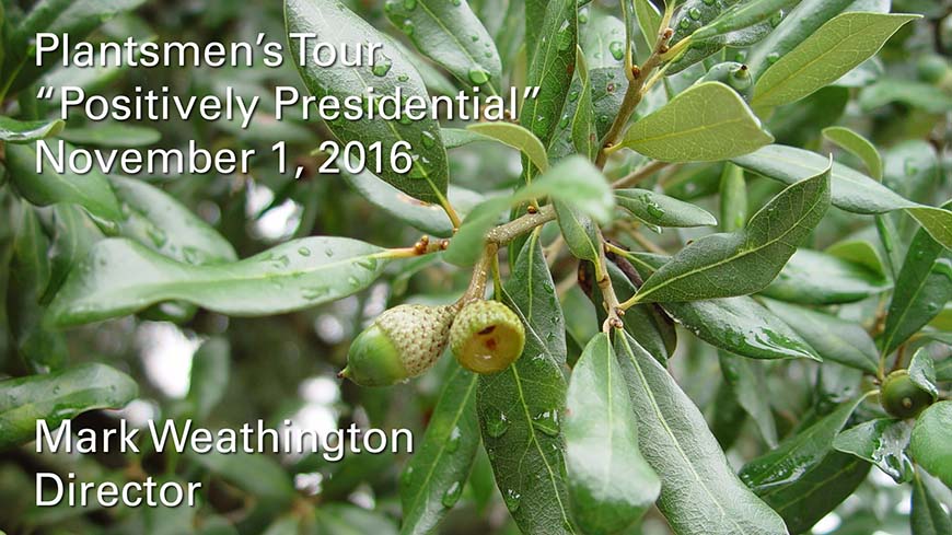Plantsmen_s Tour Video - Positively Presidential