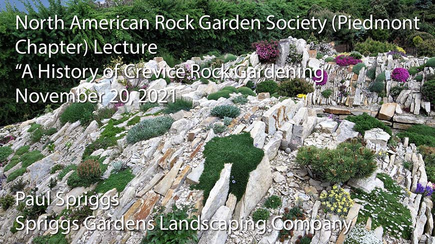 video poster for "A History of Crevice Gardening"