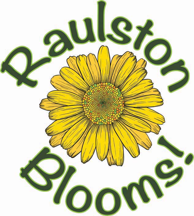Raulston Blooms flower logo