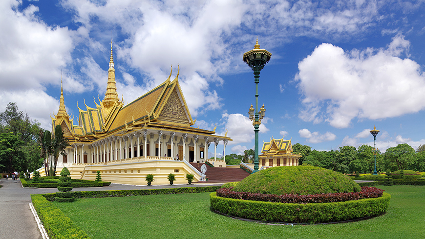 Thorn Hall, Royal Palace Phnom Penh Cambodia, photograph by Phillip Maiwald