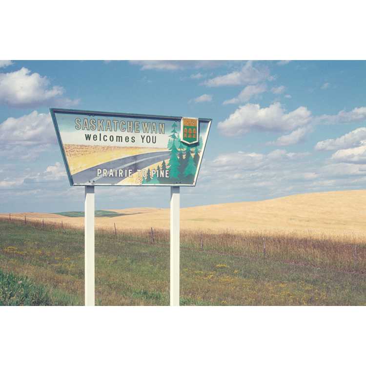 Saskatchewan border, Canadian prairies