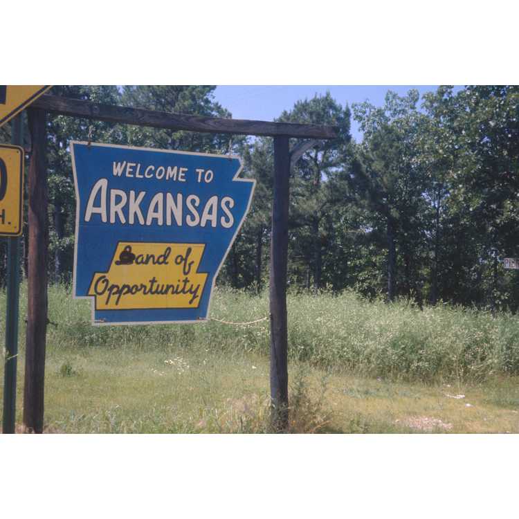 Arkansas state border