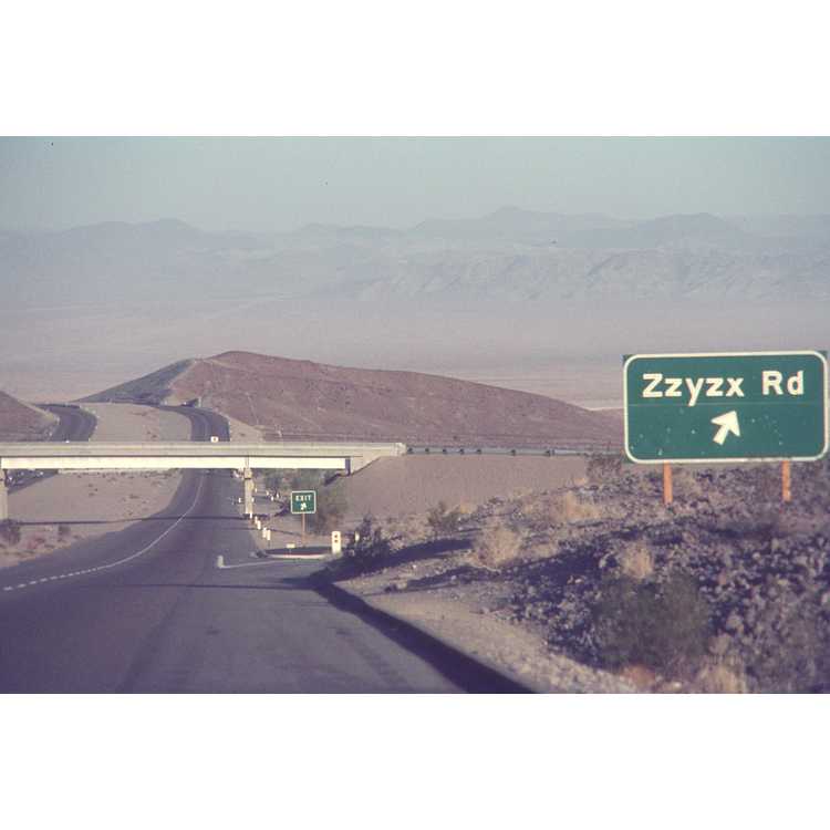 interstate highway near death valley