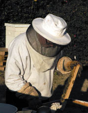 Charles Heatherly Working With the JCRA Honey Bees
