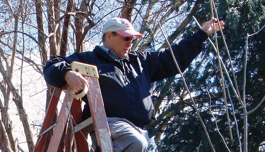 Ted Bilderback demonstrates pruning