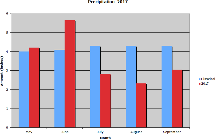 Precipitation  2017 Graph